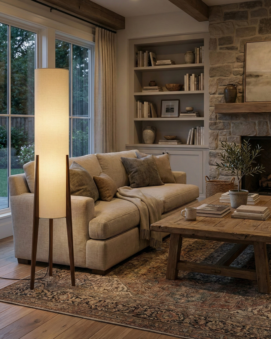 Lampadaire Bois – MEVA