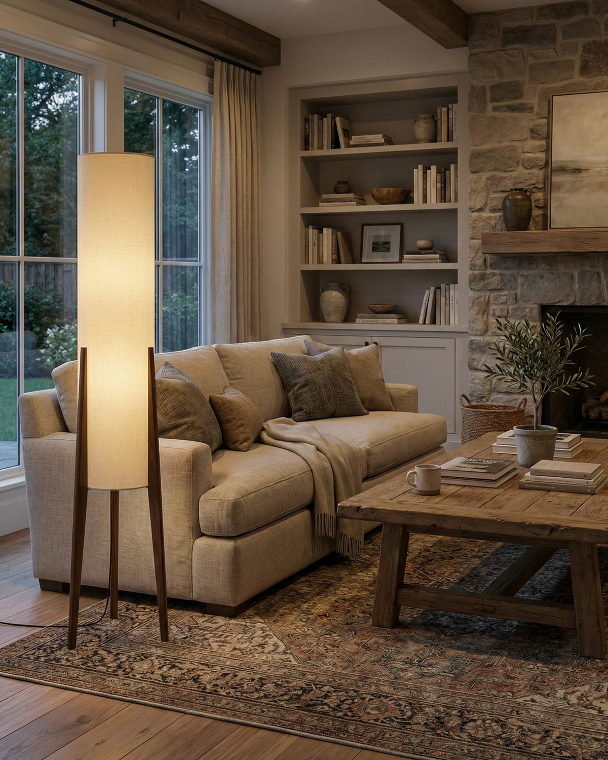 Lampadaire Bois – MEVA